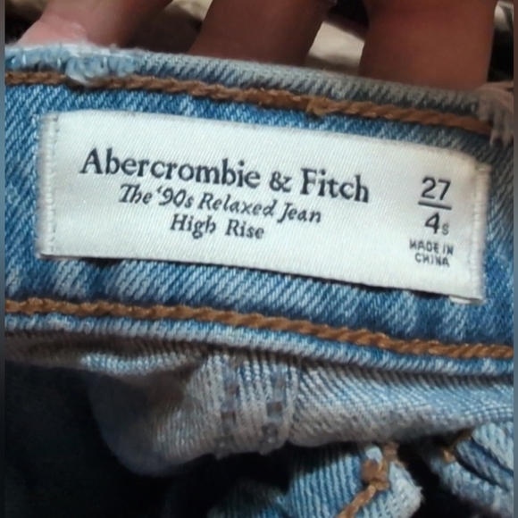 Abercrombie & Finch | The 90's Relaxes Jeans High-Rise, Size 27 - Picture 6 of 8